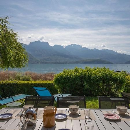 Savoielac - Lac D'Annecy - Sevrier - Bord De Lac : Villa Poisson Rouge エクステリア 写真