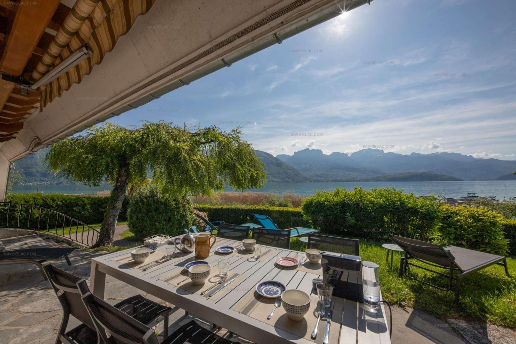 Savoielac - Lac D'Annecy - Sevrier - Bord De Lac : Villa Poisson Rouge エクステリア 写真