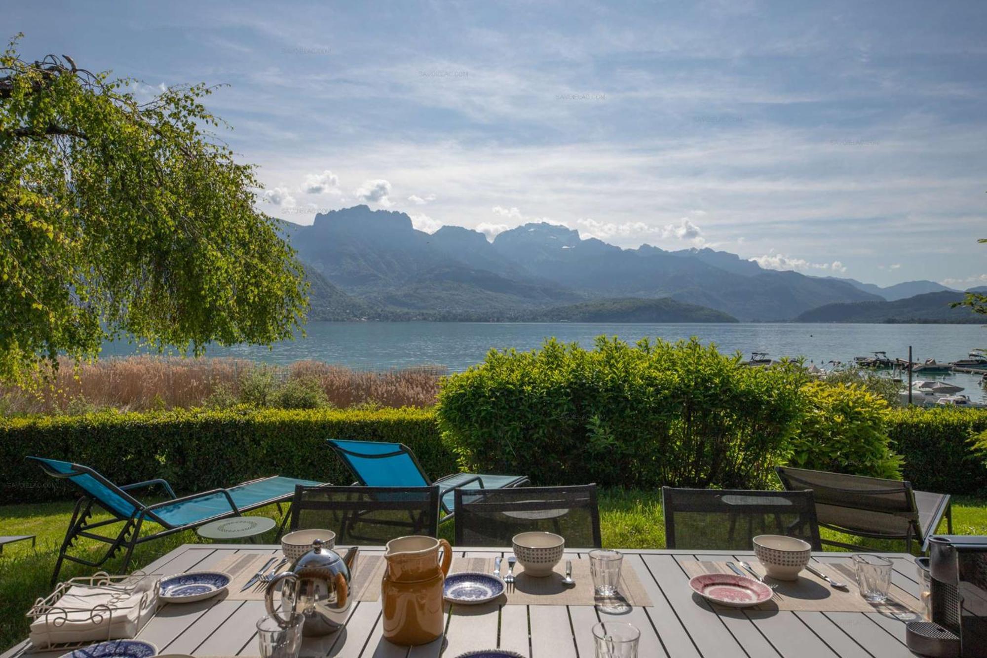 Savoielac - Lac D'Annecy - Sevrier - Bord De Lac : Villa Poisson Rouge エクステリア 写真